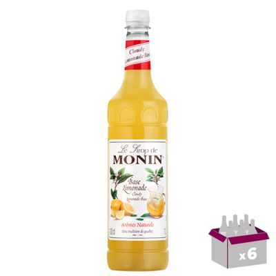 Pack of 6 Lemonade Base Syrups, 1 L