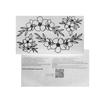 1 x Flower Tattoo Set – Four Black Designs – Temporary Body Tattoos view 1