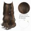 Invisible 20-Inch Wavy Hair Extensions with Transparent Wire view 3