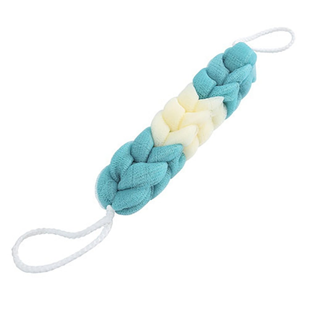 Long Bath Loofah, Stretchable Braided Mesh Exfoliating Back Scrubber, Body Shower Sponge, C, One Size