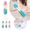 Long Bath Loofah, Stretchable Braided Mesh Exfoliating Back Scrubber, Body Shower Sponge, C, One Size view 3