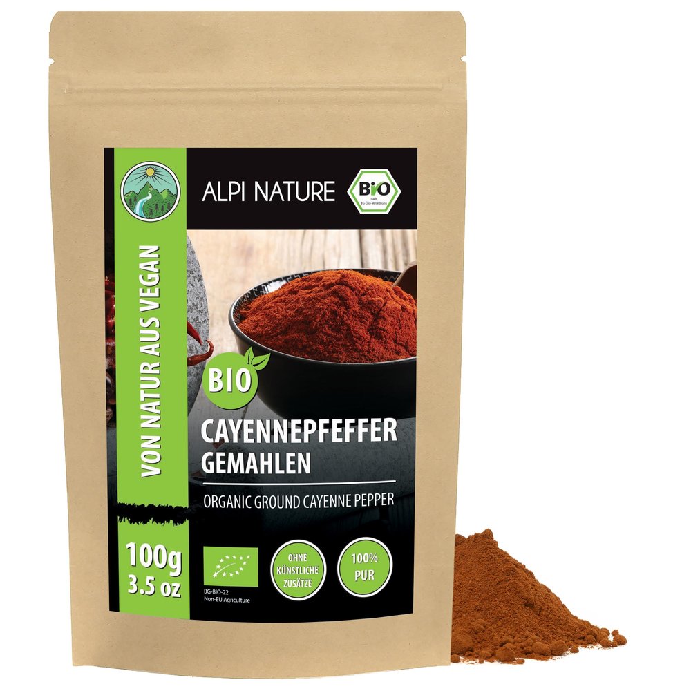 Alpi Nature Organic Ground Cayenne Pepper 100 g