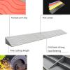 FUMANYI Plastic Threshold Ramp, Non-Slip Indoor Ramp, Red, 100 x 10 x 3 cm view 3