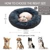 Calming Donut Dog & Cat Bed, 100 cm, Soft Faux-Fur Cushion view 4