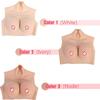 HUMNZR Silicone Breast Forms, Breast Prosthesis, Realistic Skin, Color 3#silkfloss-E view 2