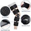 LARIAU Hinged ROM Knee Brace, Adjustable Patella Support view 2