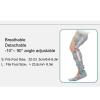 LARIAU Articulated Knee-Foot Brace, Adjustable Postoperative Knee Immobilizer view 2