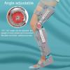 LARIAU Articulated Knee-Foot Brace, Adjustable Postoperative Knee Immobilizer view 4