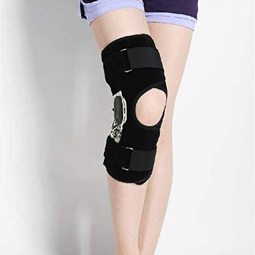 LARIAU Medical Knee Joint Fixator, Aluminum Alloy Stabilizer for Loose Ligament Injuries
