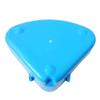 Bunny Litter Box with Corner Design, Small Animal Waste Bin for Rabbits, (Blue) view 3