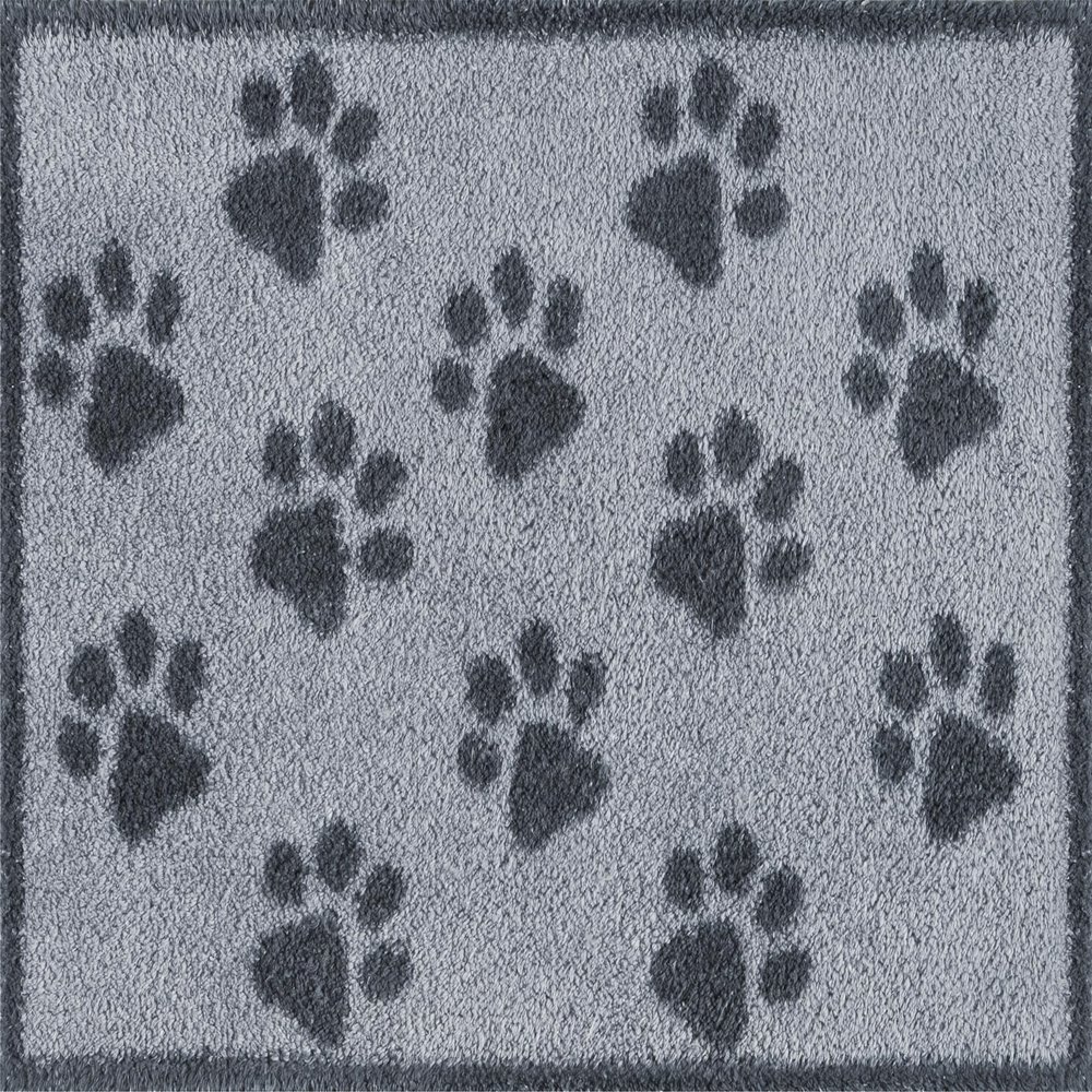Turtle Mat Paws Gray 40 x 60 cm, Indoor, Washable