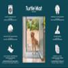 Turtle Mat Paws Gray 40 x 60 cm, Indoor, Washable view 4