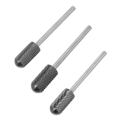 Beavorty 3-Piece Tungsten Steel Round-Head Nail Drill Bits