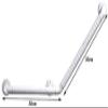 KUYT Grab Bars for Outdoor Steps, Toilets, Bathtubs, and Bathrooms view 2