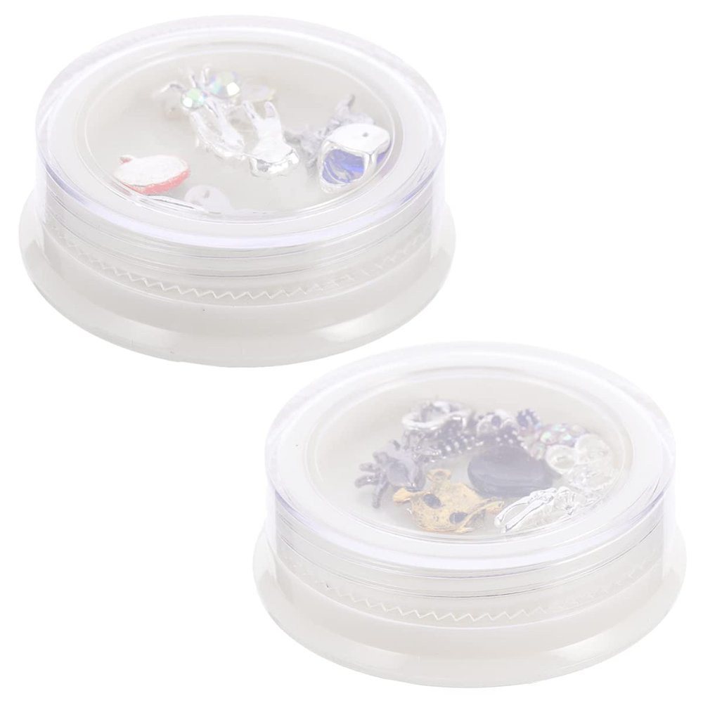 Halloween Skull Nail Stickers for Theme Parties, 2 Boxes