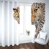 JSHEN Blackout Curtains for Kids' Room, Grommet Curtains, Set of 2, 3D Digital Print Leopard Pattern, 170 x 200 cm, Polyester view 3