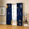 Blackout Thermal Curtains for Kids, Space Planets & Rocket, 2-Piece Set, 234 x 230 cm view 4