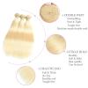 TOMYEUS 613 Blonde Brazilian Remy Human Hair Bundles, Straight Extensions, 3 Bundles view 2