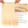 TOMYEUS 613 Blonde Brazilian Remy Human Hair Bundles, Straight Extensions, 3 Bundles view 3