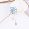 Floral Chinese Rhinestone Hair Stick view 2