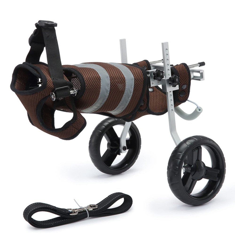 KROITY Adjustable 2-Wheel Pet Wheelchair for Rear Legs
