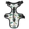Naanle Palm Leaf Zebra No-Pull Dog Harness with Leash Clips view 1