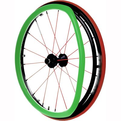 MXRFACTory 22/24-Inch Wheelchair Push-Rim Covers, 1 Pair, Non-Slip and Wear-Resistant