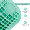 Tuli's Sport Gel Heel Cups, Thermoplastic Inserts with Multilayer Design for Better Shock Absorption—Heel Spurs, Plantar Fasciitis, Achilles Tendon, Shin—L view 4