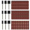 FRCOLOR 102-Piece Sanding Band and Mandrel Kit for Nail Drills view 1