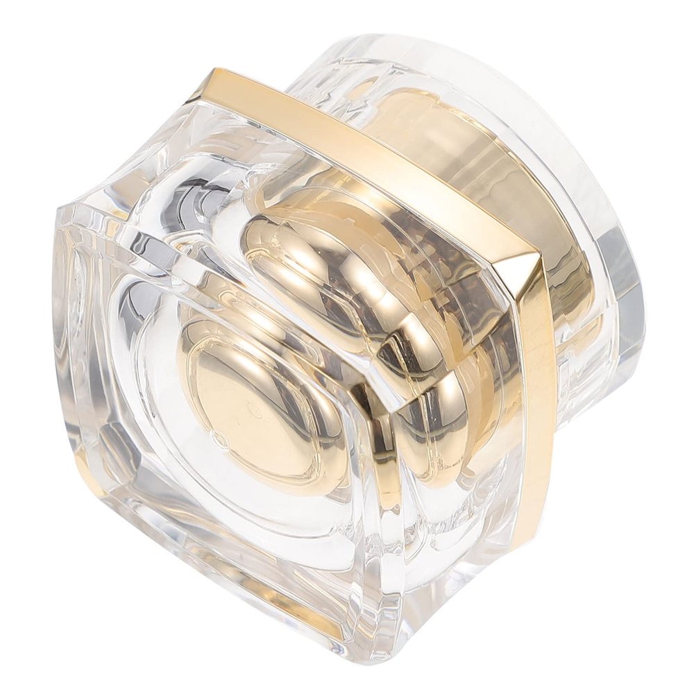 30 g Gold Acrylic Cream Jar for Cosmetics and Travel