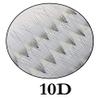 10D Premade Lash Fans, 60 Volume Extensions, 8 mm, D-Curl, 0.05 mm view 3
