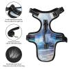 Naanle Sea Wave Oil Painting Dog Harness with Leash Clips view 3