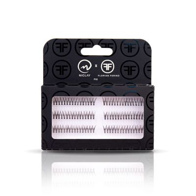 NICLAY Single Lashes, Natural-Look False Eyelashes, Length 10