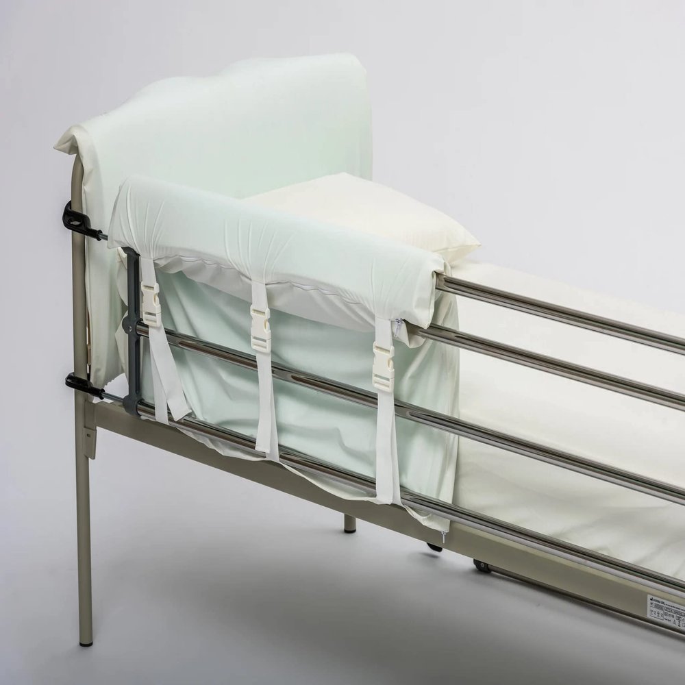 FERRUCCI COMFORT Flame-Retardant Contoured Bed Bumper for Seniors or Babies