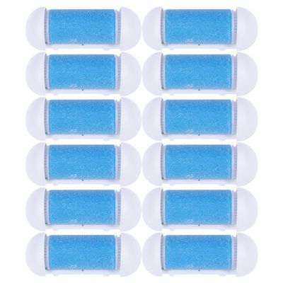 FOMIYES 12-Piece Replacement Rollers for Electric Foot Files