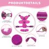 Adjustable Escape-Proof Cat Harness with Leash Set (Pink - L) view 4