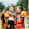 Halloween Red Horn Hair Clips, 8-Piece Plastic Set for Kids view 2