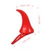 Halloween Red Horn Hair Clips, 8-Piece Plastic Set for Kids view 4