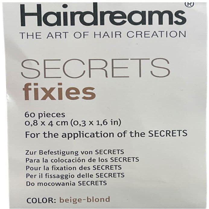 60 Hairdreams Secrets Fixies, Beige Blonde