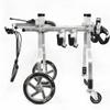 KROITY Adjustable Aluminum 4-Wheel Pet Wheelchair for Cats and Dogs, XXS-XL view 1