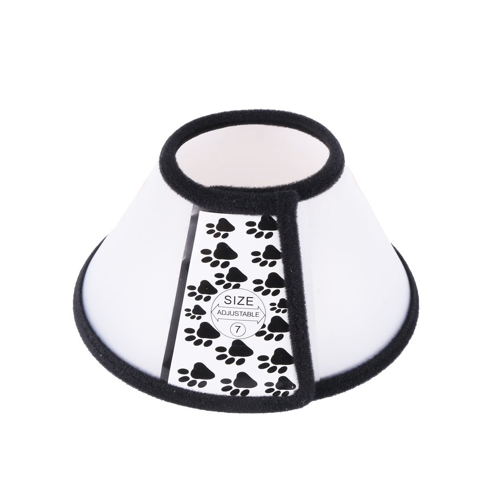 Bumdenuu Elizabethan Cone for Pets, Dogs, Healing Cone E, Black