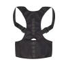 HMTE Back Posture Support Corset, Adjustable Shoulder and Lumbar Brace, Posture Corrector (Black, X-Large) (Black M) view 1