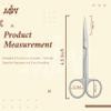 MJW Fingernail and Toenail Scissors – Straight Stainless Steel Precision Scissors view 2