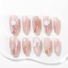 Sun&Beam Handmade Press-On Nails, Long Ballerina Pink (#002 L) view 1