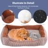 PETCUTE Plush Pet Bed for Small/Medium Dogs view 3