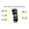 Samnuerly Hinged Adjustable Knee Brace for Injury Support, Left Knee view 3