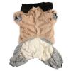 Qcwwy Warm Dog Costume, Thickened Winter Coat for Dogs and Cats, Plush Hooded Pullover view 1