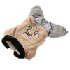 Qcwwy Warm Dog Costume, Thickened Winter Coat for Dogs and Cats, Plush Hooded Pullover view 2