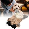 Qcwwy Warm Dog Costume, Thickened Winter Coat for Dogs and Cats, Plush Hooded Pullover view 3