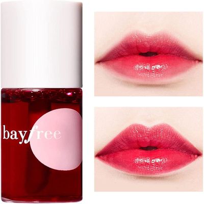 3-in-1 Lip and Cheek Color, Waterproof Long-Lasting Liquid Mini Lipstick, Moisturizing Cheek and Eye Makeup (#02 STRAWBERRY)